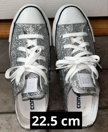 컨버스 올스타 글리터 실버 22.5cm 컨버스