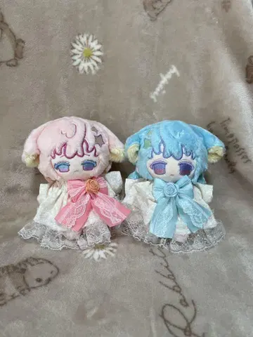 무속성 봉제 인형 10cm 쌍둥이 여아