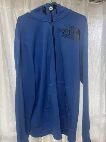 THE NORTH FACE 풀 집업 후드티 파랑