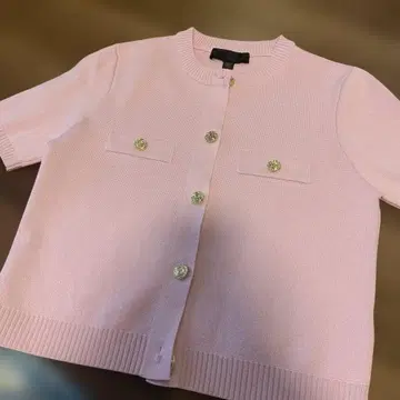 ZARA 핑크 반팔 가디건 S [ 완판템 ]