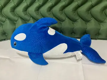 커다란 파란 범고래 봉제 인형