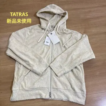 TATRAS 타트라스 sea green 페이즐리 무늬 후드티