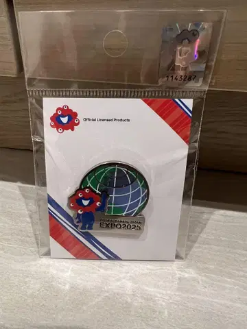 EXPO2025 어스핀 배지 간사이 만박 미야쿠미야쿠 지구본