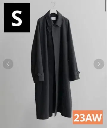 [remer] loose Balmacaan over long coat