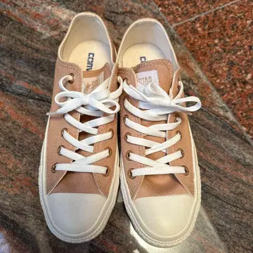 ALL STAR 베이지 로우컷 스니커즈