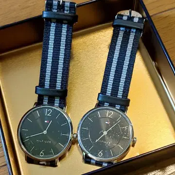 [새상품급] TOMMY HILFIGER 손목시계 페어 더블 세트