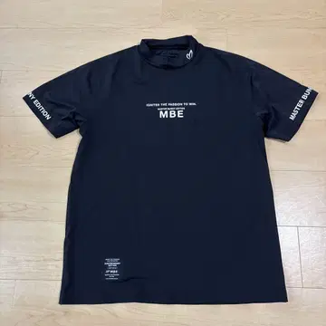 MASTER BUNNY EDITION 골프 셔츠 사이즈 7 블랙