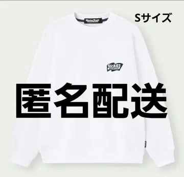 [ 미사용 새상품 ] 나니와단시 GU gu 맨투맨 풀오버 화이트