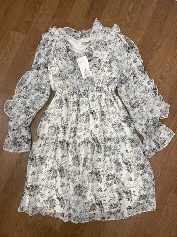 JILL by JILL STUART 플라워 프린트 프릴 미니 원피스
