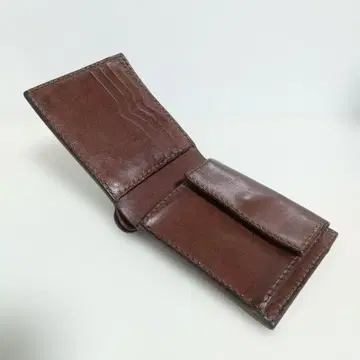 핸드메이드 접이식 지갑 (브라운)