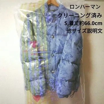 론 헤르만 데님 다운/다운 자켓 새상품급 알로하 패턴 콘초