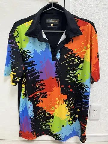 LOUDMOUTH 컬러풀 골프 셔츠 M