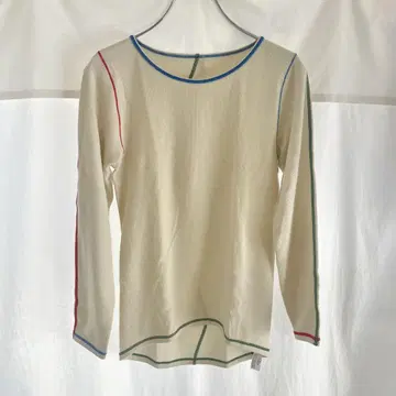 PAMM 아이보리 긴팔 티셔츠
