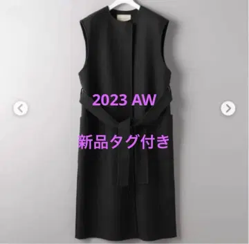 미사용 새상품 택 포함 UNITED ARROWS 리버 노카라 베스트