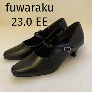 미사용 FUWARAKU 펌프스 스트랩 23.0cm EE 스냅