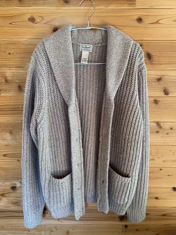 L.L.Bean 베이지 가디건