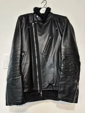 sacai 20-02429M 가죽 라이더 자켓 4way