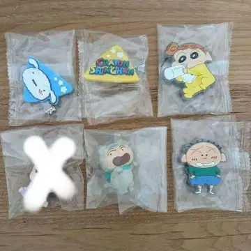 짱구는 못말려 가챠 6개 세트