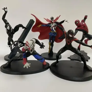 MARVEL 스파이더맨 피규어 5점 묶음 판매