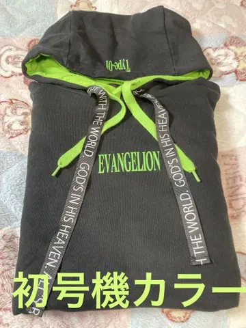 EVANGELION, 에반게리온, 에바 후드티 L 블랙