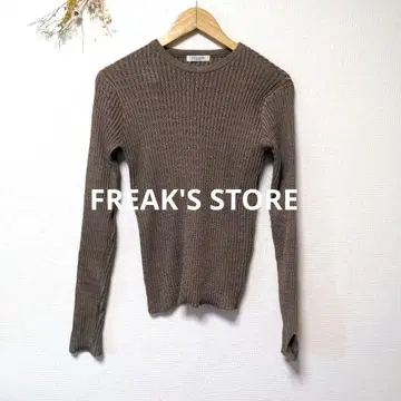 FREAK'S STORE 프릭스스토어 니트 상의 브라운