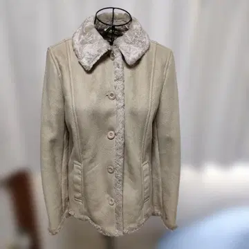kumikyoku sis 무스탕풍 베이지 자켓