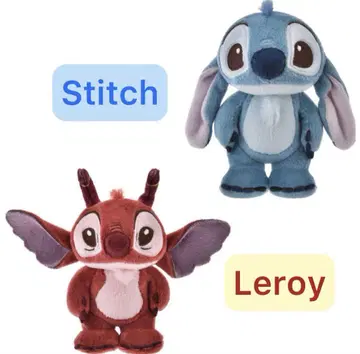 로이 스티치 봉제 인형 Disney stanDs 릴로 & 스티치