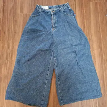 SPICK AND SPAN 배기 데님 와이드 팬츠