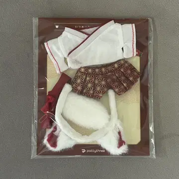 pattythree 요괴 여우 세트 화이트