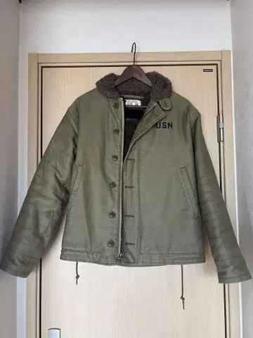 휴스턴 N-1 덱 자켓 USN 38 TAN