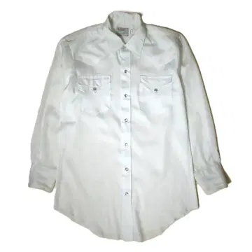 USA 제조 60s 70s HbarC 웨스턴 셔츠 무지 긴팔 셔츠 M