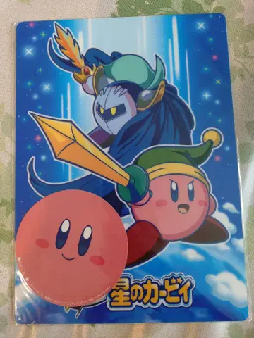 별의 커비 애니메이션 아니카비 메타나이트 책받침 스티커 포함