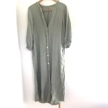 ZARA 린넨 롱 셔츠 가디건