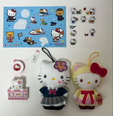 헬로키티 카오하나클립 등 굿즈 세트 산리오 헤이세이 레트로