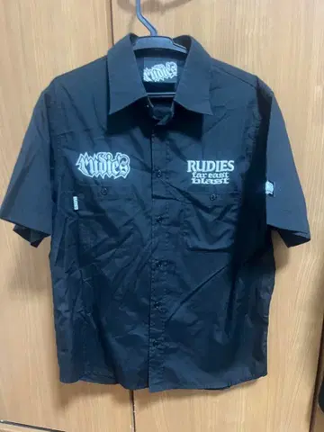 RUDIES 블랙 워크 셔츠 2세트