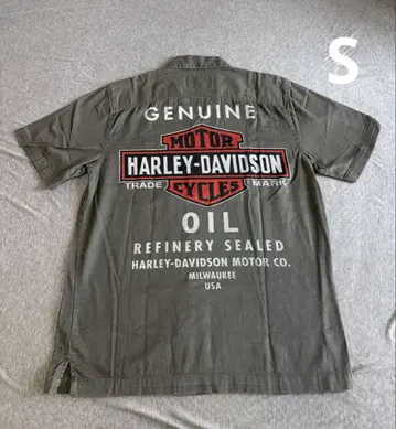 HARLEY DAVIDSON 반팔 워크 셔츠