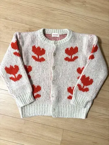 bobochoses 레트로 플라워 가디건