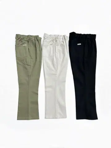 Comfortablereason Pique DOC 슬랙스 블랙