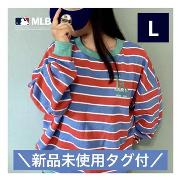 택 포함 미사용 새상품 MLB 트레이닝복 보더 여성용 L 뉴에라
