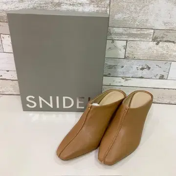 스나이델 우드힐 사보 샌들 베이지 M 사이즈 23.5cm 미사용