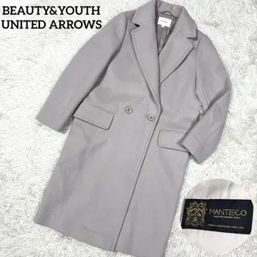 BEAUTY&YOUTH MANTECO 더블 테일러드 코트 S