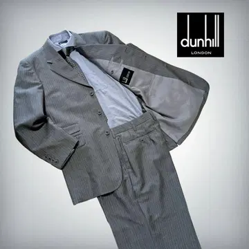 [ DUNHILL ] 던힐 셋업 싱글 수트 그레이 스트라이프 L