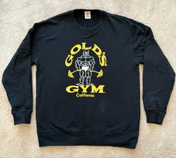 GOLD'S GYM 베이직 스웨트 셔츠 80's