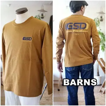 반스 BARNS 긴팔 T셔츠 롱T 25421 L