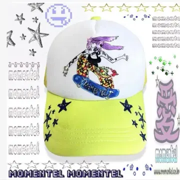 momentel Star drawing mesh cap