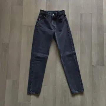 Levi's 501 다크 그레이 스트레이트 데님