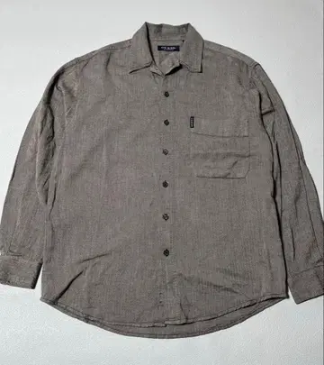GUESS 헤링본 긴팔 셔츠 S