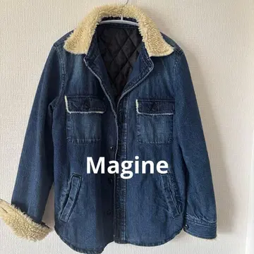 Magine 보아 옷깃 데님 자켓 44