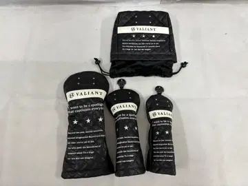 샘플 VALIANT 골프 캐주얼 골프헤드커버 4개 BK 셰리프