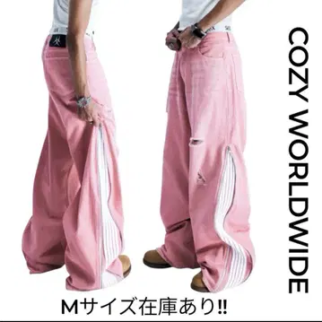 corzy worldwide M 사이즈 PINK WASHED JEANS